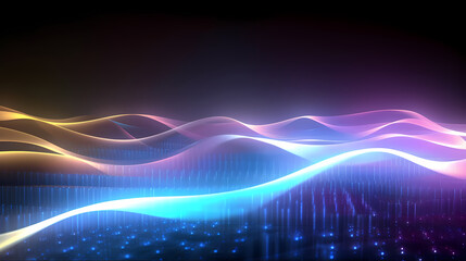 Abstract line art background, technological background