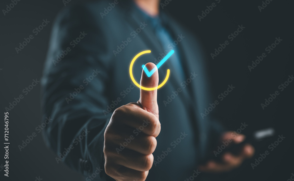 Poster quality management with quality assurance or qa and quality control or qc and improvement. standardi
