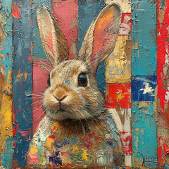 Easter Bunny Collage