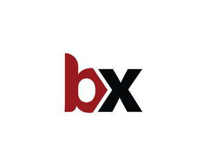 Obraz premium BX LOGO DESIGN VECTOR TEMPLATE
