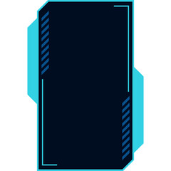 Border Frame Futuristic Tech