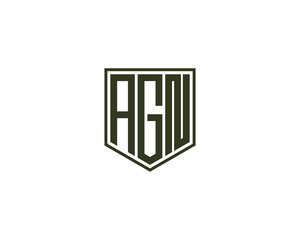 AGN LOGO DESIGN VECTOR TEMPLATE