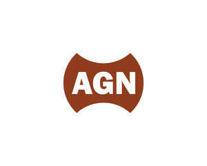 AGN LOGO DESIGN VECTOR TEMPLATE