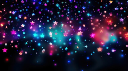 digital graphic stars background illustration abstract colorful, vibrant space, galaxy cosmic digital graphic stars background