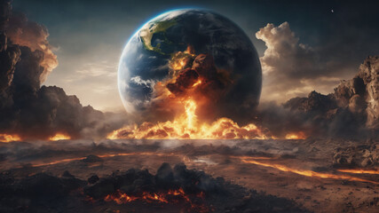 earth going through cycles of creation and destruction