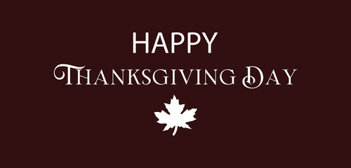 Happy Thanksgiving usa Text illustration Design