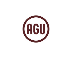 AGU LOGO DESIGN VECTOR TEMPLATE