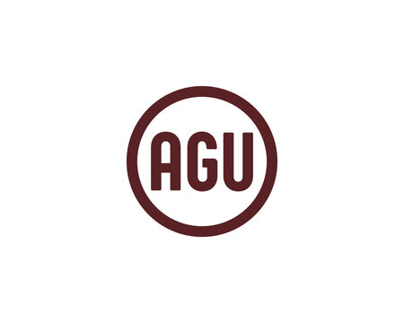 AGU LOGO DESIGN VECTOR TEMPLATE