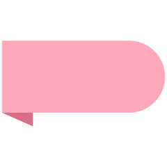 pastel ribbon bookmark banner collection