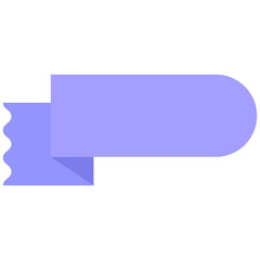 pastel ribbon bookmark banner collection