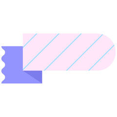 pastel ribbon bookmark banner collection