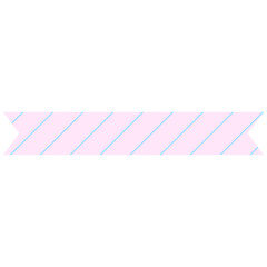 pastel ribbon bookmark banner collection
