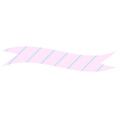 pastel ribbon bookmark banner collection