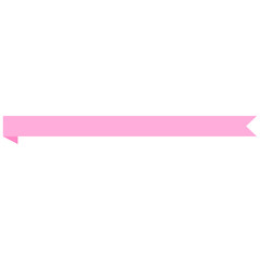 pastel ribbon bookmark banner collection