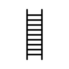 ladder line icon logo vector image