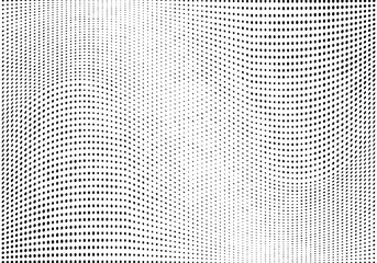 Wavy halftone dots pattern texture background
