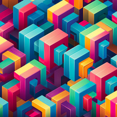 Obraz premium Isometric pattern background designs