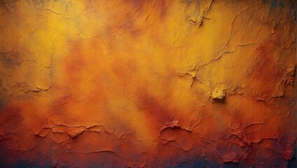 Abstract grunge decorative relief orange wall texture, blue shade, rough colored background, vibrant, Colorful gradient splash, hd, 4k, high-quality, highly detailed, RAW, generative AI