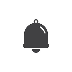 Notification bell vector icon