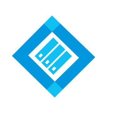 data management logo , internet logo
