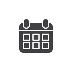 Calendar vector icon.