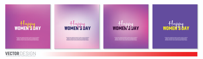 International Women's Day is celebrated on the 8th of March annually around the world