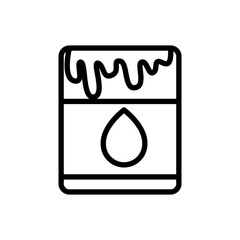 drop water paint line icon logo vector