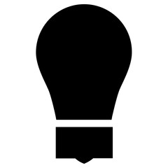 lamp icon, vector illustration, simple design, best used for web, banner or presentation