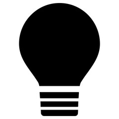 lamp icon, vector illustration, simple design, best used for web, banner or presentation