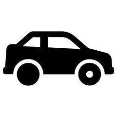 car icon, vector illustration, simple design, best used for web, banner or presentation