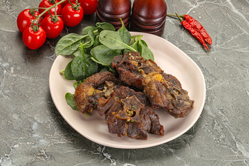 Grilled Lamb neck with spices