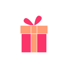 gift icon logo vector image