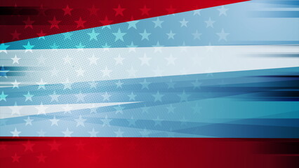 Grunge concept USA flag abstract background