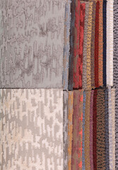 catalog of colored carpet fabrics