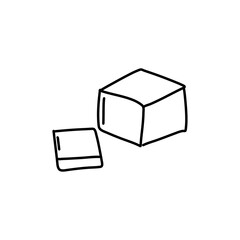 Hand drawn food or drink ingredient doodle