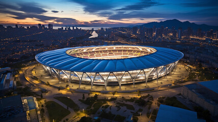 A state of the art sports stadium in Rio de Janeiro