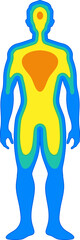Male Body Temperature Mode Hypothermia
