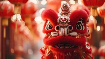Festive Dragon Delight: Cute Dragon in Chinese New Year Celebration, Year of the Dragon, Lunar New...