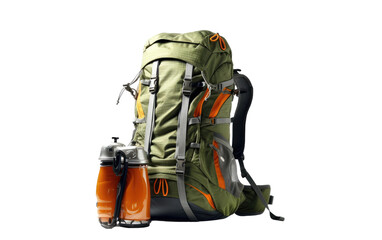Embrace Adventure with the Ultimate Hiking Backpack on White or PNG Transparent Background