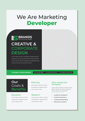 Simple modern Corporate Business Flyer Design
