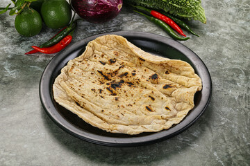 Indian traditional tandori bread - Roti