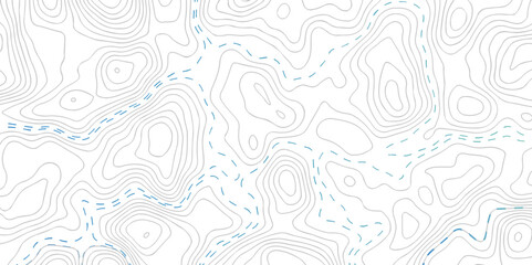 Black and white topography contour lines map isolated on white background. The stylized height of the topographic map contour in lines and contours isolated on transparent. topography line map. - obrazy, fototapety, plakaty
