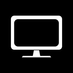 computer set icon logo vector image