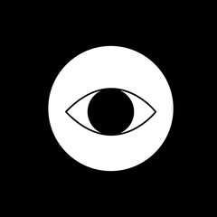 eye icon logo vector image