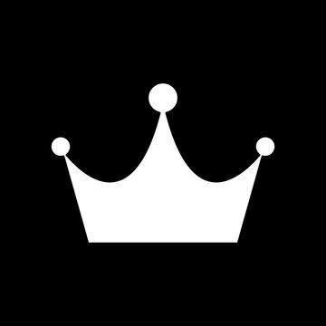 crown icon logo vector image
