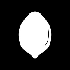 orange lemon icon logo vector image