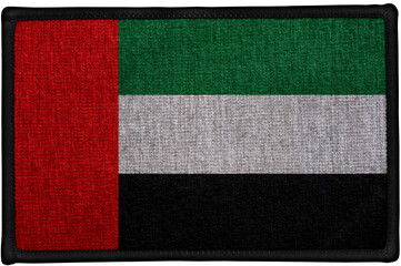 embroidered sewn patch flag of United Arad Emirates