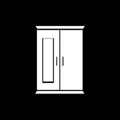 cupboard icon logo vector image