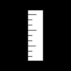 ruler icon logo vector image