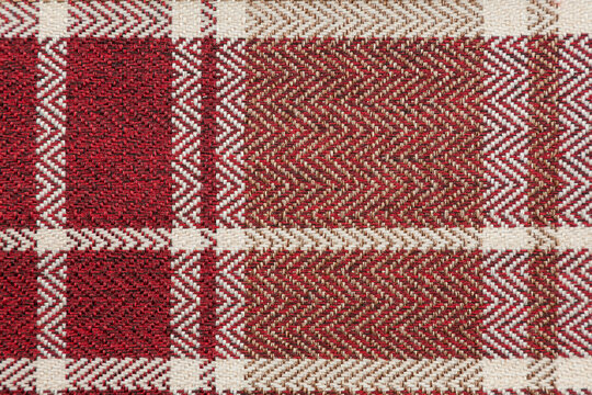 Background image - tartan upholstery fabric texture